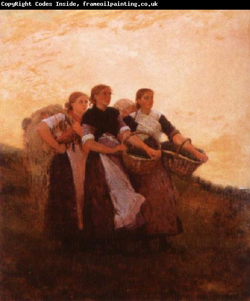 Winslow Homer Listen,Lark