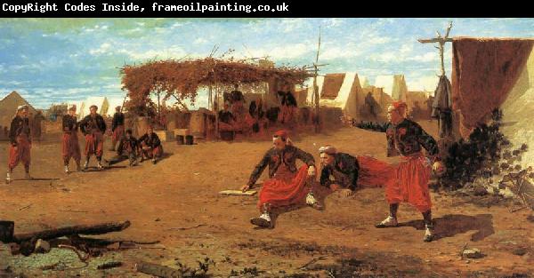 Winslow Homer Pitching Horseshoes