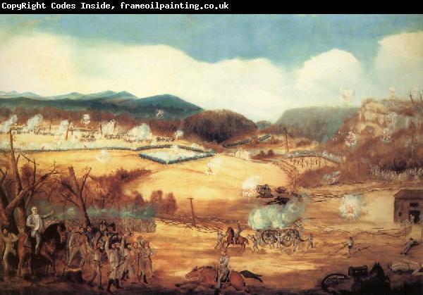 unknow artist Battle of Pea Ridge,Arkansas