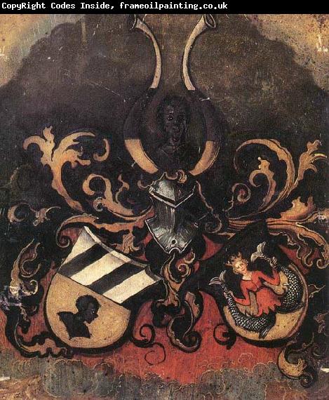 Albrecht Durer Combined Coat-of-Arms of the Tucher and Rieter Families