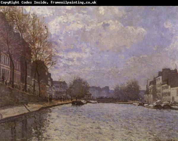 Alfred Sisley The Saint-Martin canal in Paris