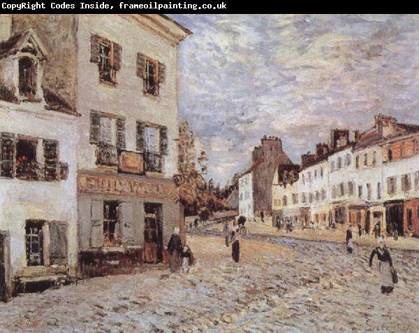 Alfred Sisley Market Place at Marly