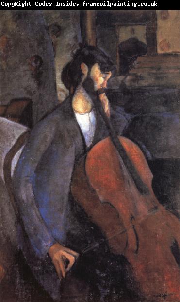 Amedeo Modigliani The Cellist