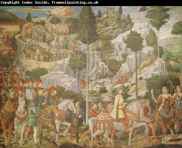 Benozzo Gozzoli Procession of the Magi