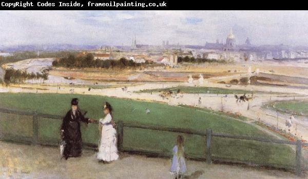 Berthe Morisot View of Paris from the Trocadero