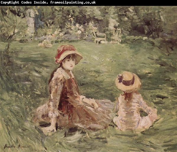 Berthe Morisot In the Moliketer-s garden