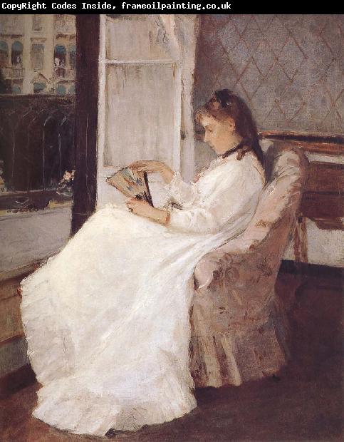 Berthe Morisot Artist-s sister beside the window