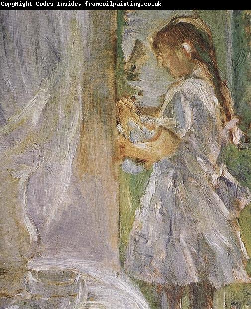 Berthe Morisot Detail of At the little cottage