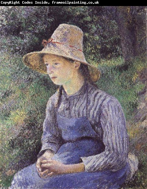 Camille Pissarro Bathing girl who sat up haret