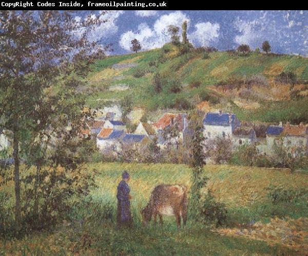 Camille Pissarro Landscape at Chaponval