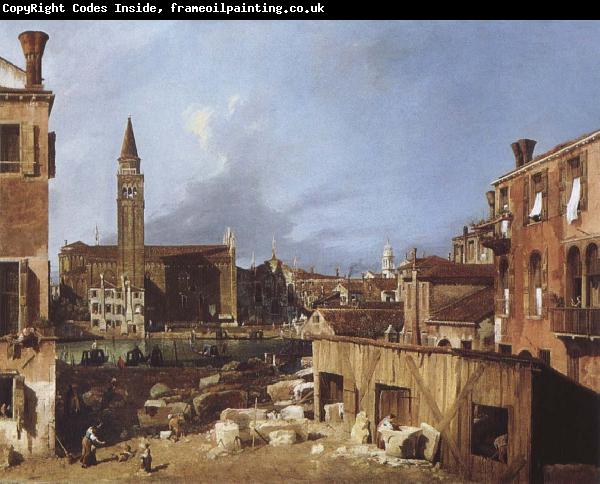 Canaletto Stenhuggarverkstaden