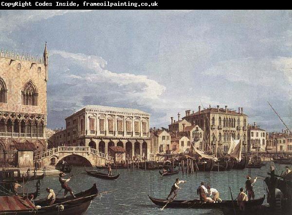 Canaletto The Molo and the Riva degli Schiavoni from the Bacino di San Marco