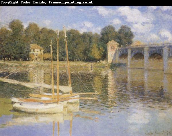 Claude Monet The Bridge at Argenteujil