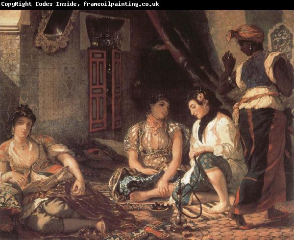 Eugene Delacroix The Women of Algiers