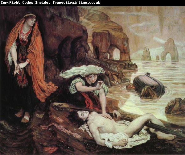 Ford Madox Brown Haydee Discovers the Body of Don Juan