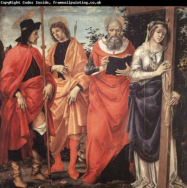 Fra Filippo Lippi Four Saints Altarpiece