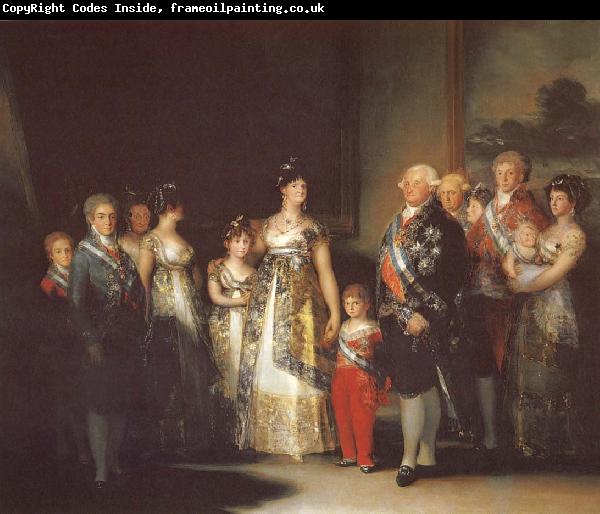 Francisco Goya Charles IV with his family