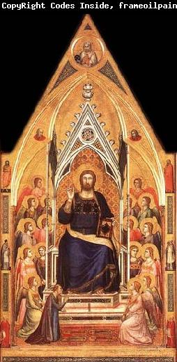 GIOTTO di Bondone Christ Enthroned