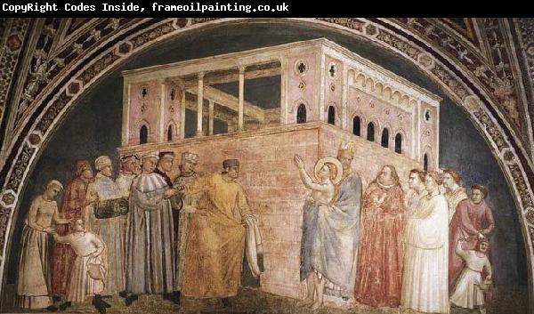 GIOTTO di Bondone Renunciation of Wordly Goods