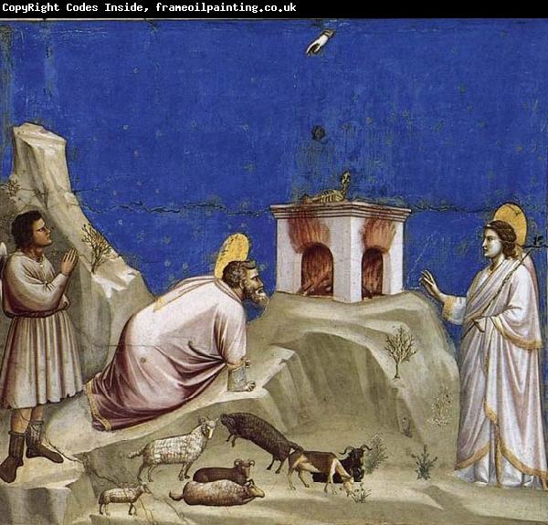 GIOTTO di Bondone Joachim-s Sacrificial Offering