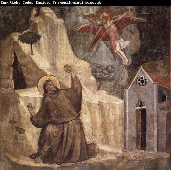 GIOTTO di Bondone Stigmatisation of Saint Francis