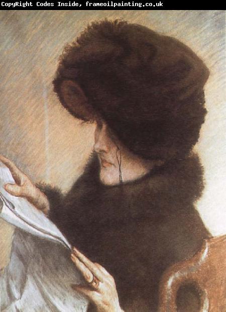 James Tissot The Newspaper