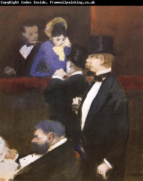 Jean-Louis Forain A Box at the Opea