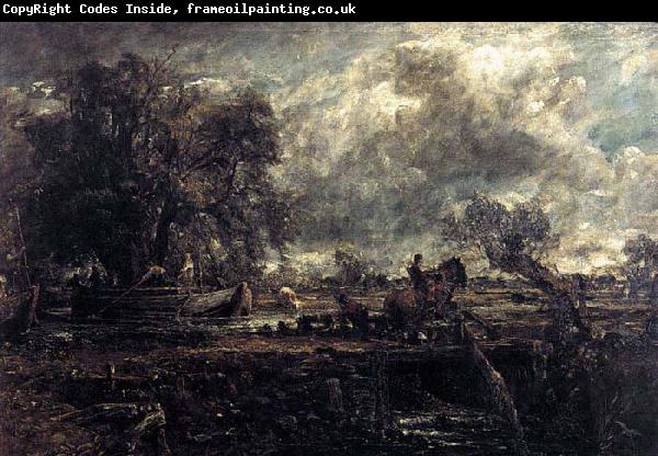 John Constable Sketch for The Leaping Horse