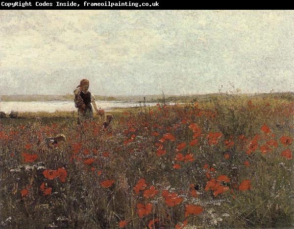 John Leslie Breck The Poppies