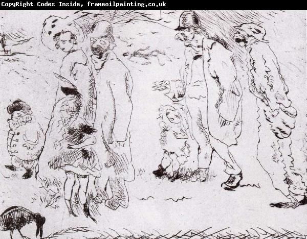 Jules Pascin In the Street