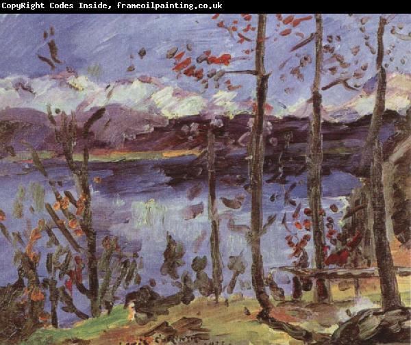 Lovis Corinth Easter at Lake Walchen