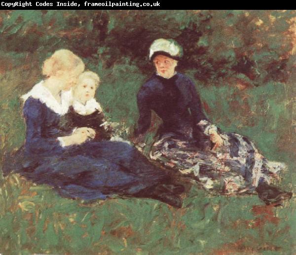 Mary Cassatt On the Meadow