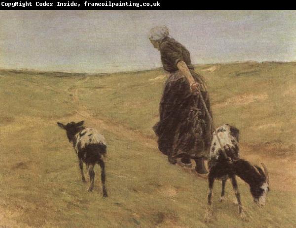 Max Liebermann Woman with Goats