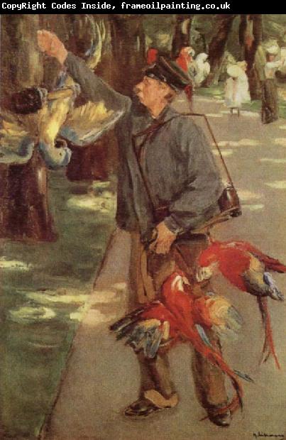 Max Liebermann Man with Parrots