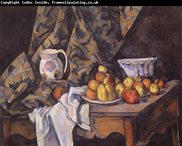 Paul Cezanne Stilleben with apples and peaches