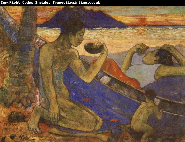 Paul Gauguin The Dug-Out