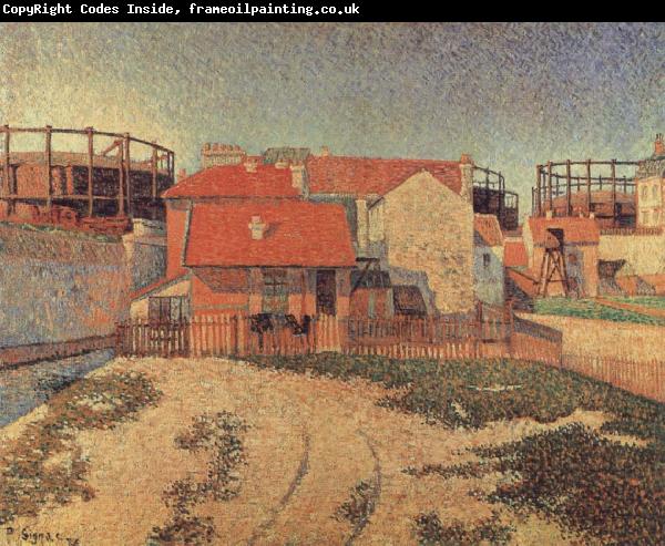 Paul Signac Gasometers at Clichy