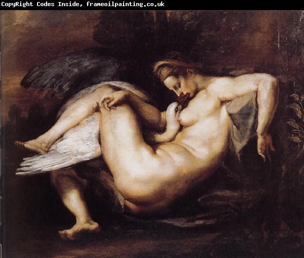 Peter Paul Rubens Lida and Swan