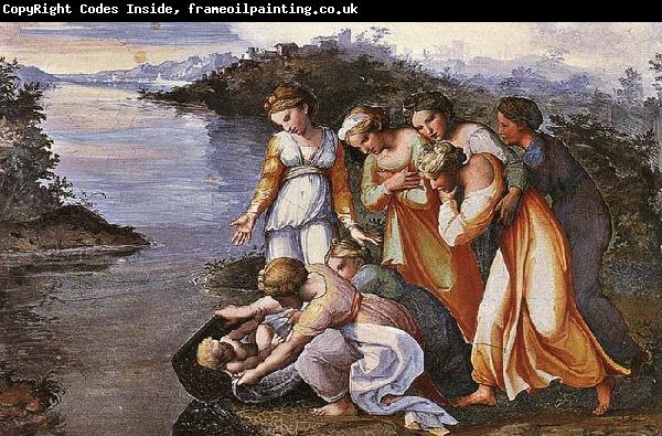 RAFFAELLO Sanzio Moses Saved from the Water