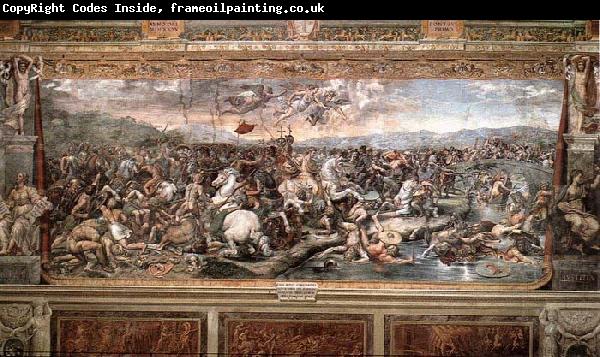 RAFFAELLO Sanzio The Battle at Pons Milvius