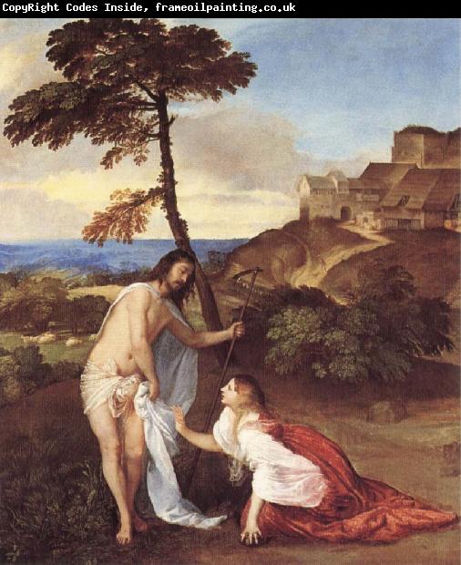 TIZIANO Vecellio Christ and Maria Magdalena