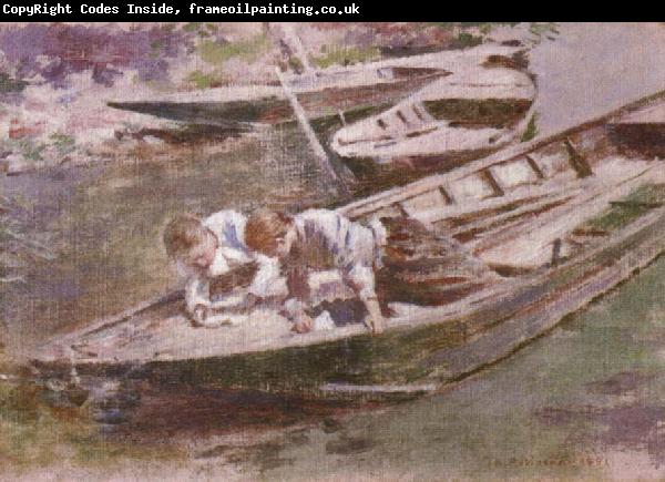 Theodore Robinson Two in a Boat