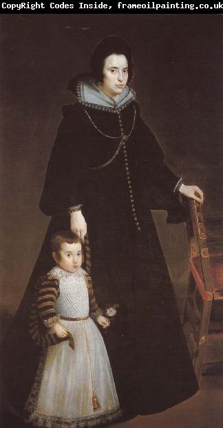 VELAZQUEZ, Diego Rodriguez de Silva y Princess and her son