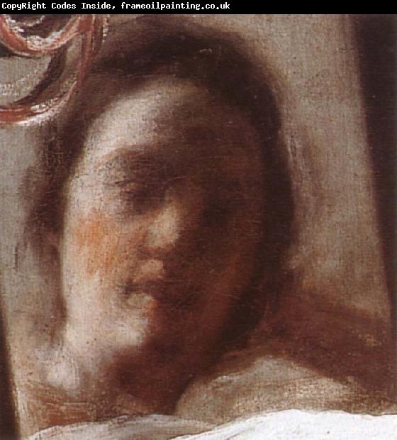 VELAZQUEZ, Diego Rodriguez de Silva y Detail of Venus