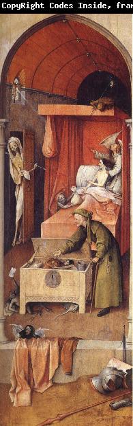 unknow artist Hieronymus Bosch,Doden and miser