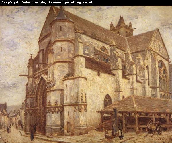 Alfred Sisley The Church at Moret-Icy Weather