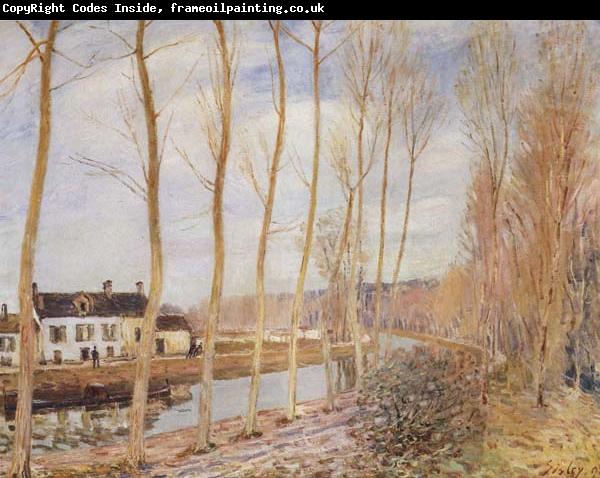 Alfred Sisley The Canal du Loing at Moret