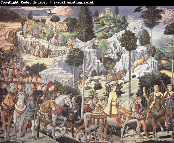 Benozzo Gozzoli The Procession of the Magi