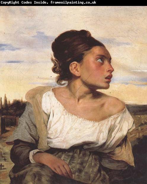 Eugene Delacroix Orphan Girl at the Cemetery (mk45)