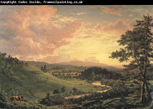 Frederic Edwin Church View near Stockridge